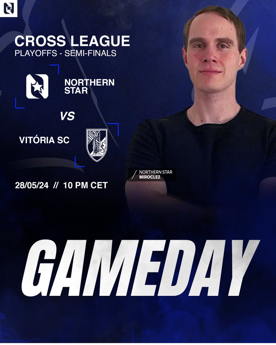 LET’S GET IT 👊

🏆 - <a href="/Cross2KLeague/">Cross 2K League</a> 
🆚 - <a href="/vitoriascesport/">Vitória SC | ISG esports</a> 
⏰ - 10 PM CET
📺 - twitch.tv/northernstarfi

#UnderTheStar #NBA