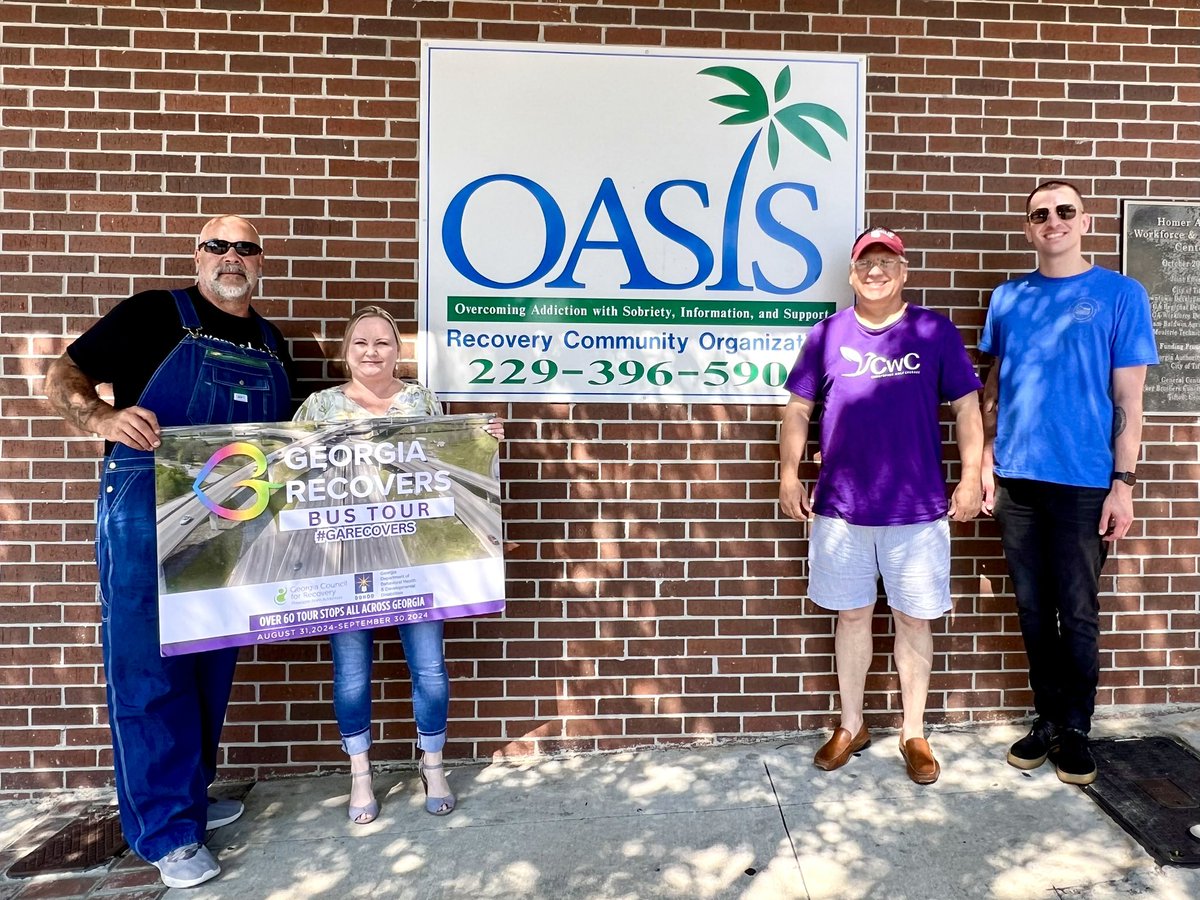 Tifton…Ken Pinion, Jeff Breedlove and Jon Langston, on a site visit for The Georgia Recovers Bus Tour 

Thanks to Michelle Calhoun with Oasis Recovery Community Organization for welcoming the Georgia Recovery Community to the “Friendly City” 

#GARecovers #gapol