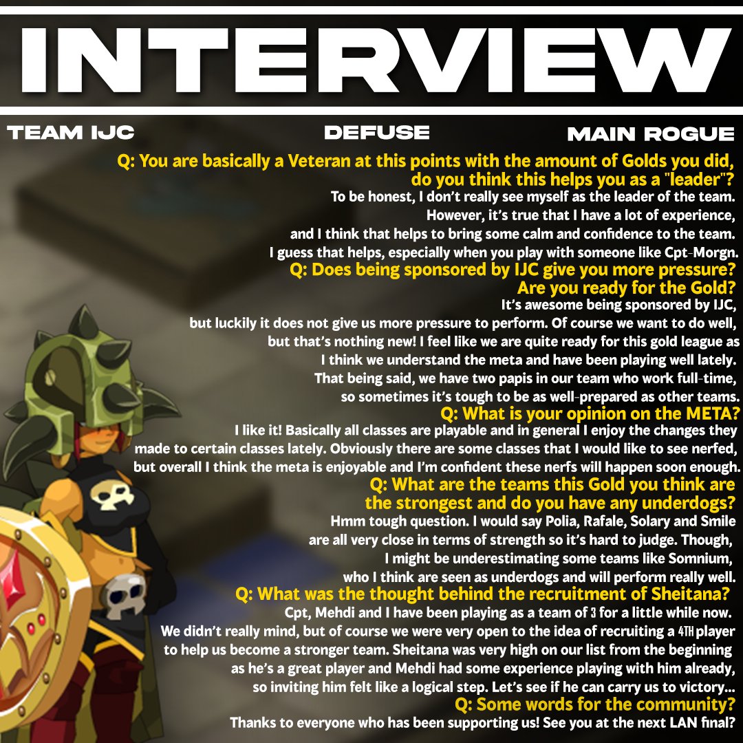 Interview with <a href="/EchoDefuse/">Defuse</a>  from <a href="/icijaponesport/">Ici Japon Corp. Esport</a> 🎙️

"Sheitana was very high on our list from the beginning"