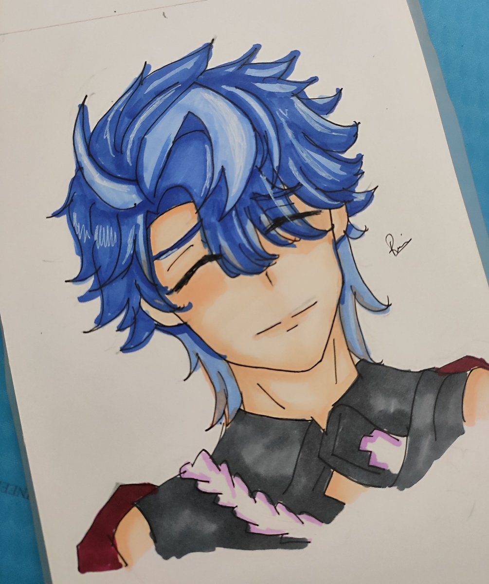 Here's sampo as requested! I opened star rail for him actually- 

#sampo #HonkaiStarRrail #fanart #sampofanart #ohuhu #markers #artshare