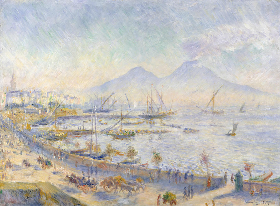 The Bay of Naples by Auguste Renoir, 1881.
#boats #renoir #impressionism #italy #naples