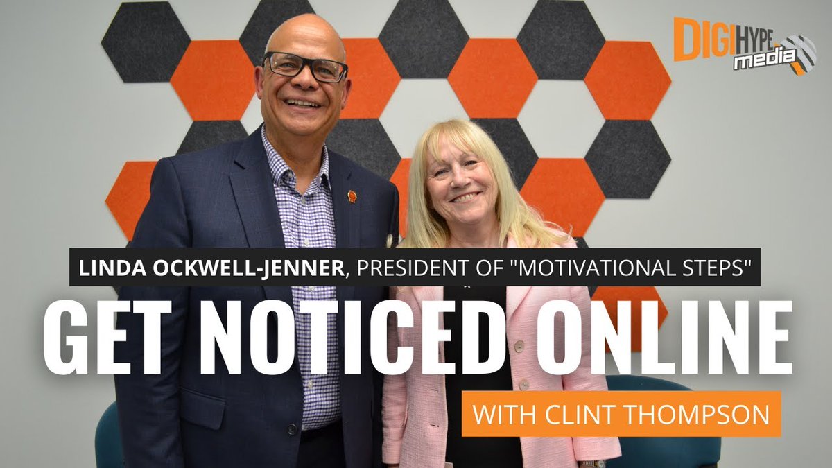 Our latest #podcast episode is live on Youtube! In this week's episode Clint Thompson sits down with Linda Ockwell-Jenner, President of 'Motivational Steps'. Watch Now: youtu.be/g7iujCkJ3SA?si… #Podcast #Marketing #Business #Localbusiness #Cambridge @lindaoj