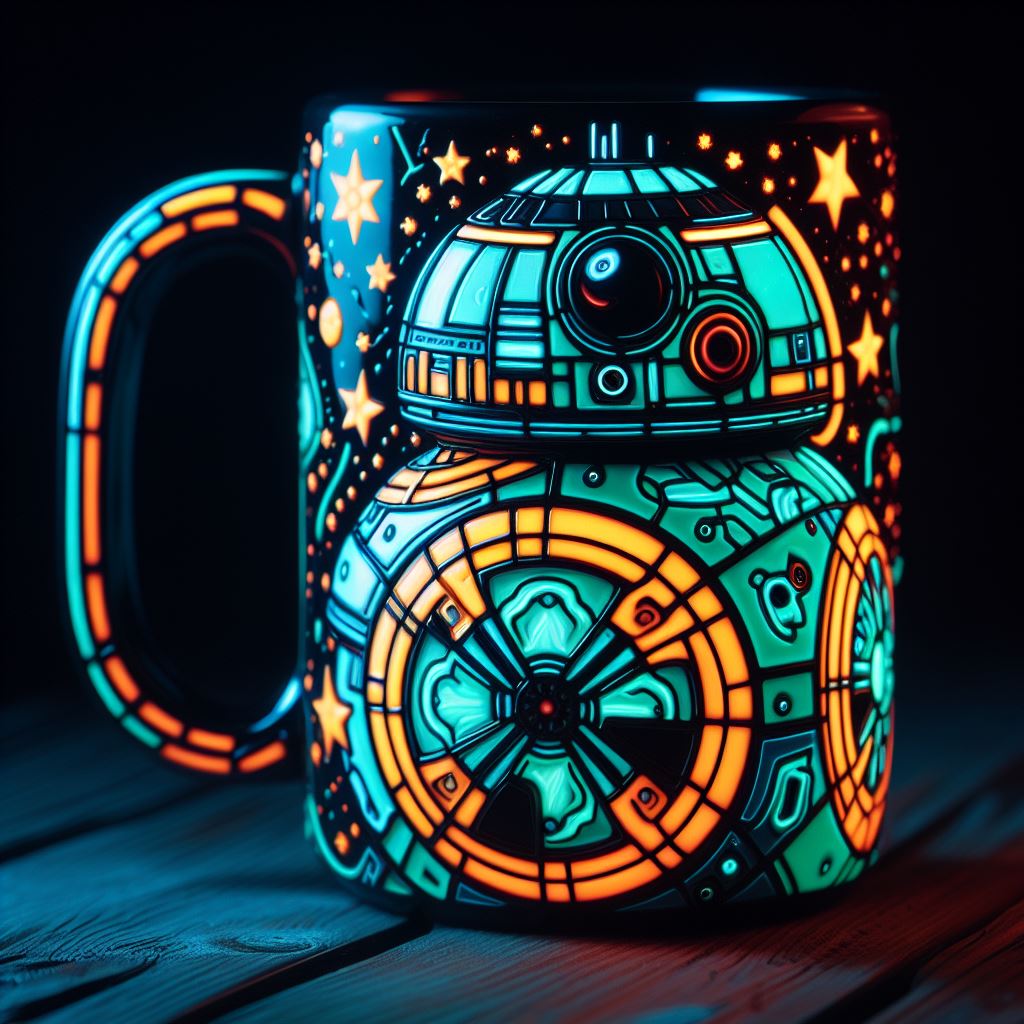 Star Wars Neon Mug ☕️

#AI #AIart #AIartcommunity #AIartwork #AIphotography #AIPhoto #AIイラスト #artgallery #Digitalart #Fantasy #Fantasyworld #Dream #Dreamworld #Wallpapers #Wallpaper #beautiful #style #mind #Creative #CreativeAi #Idea #mugs #starwars