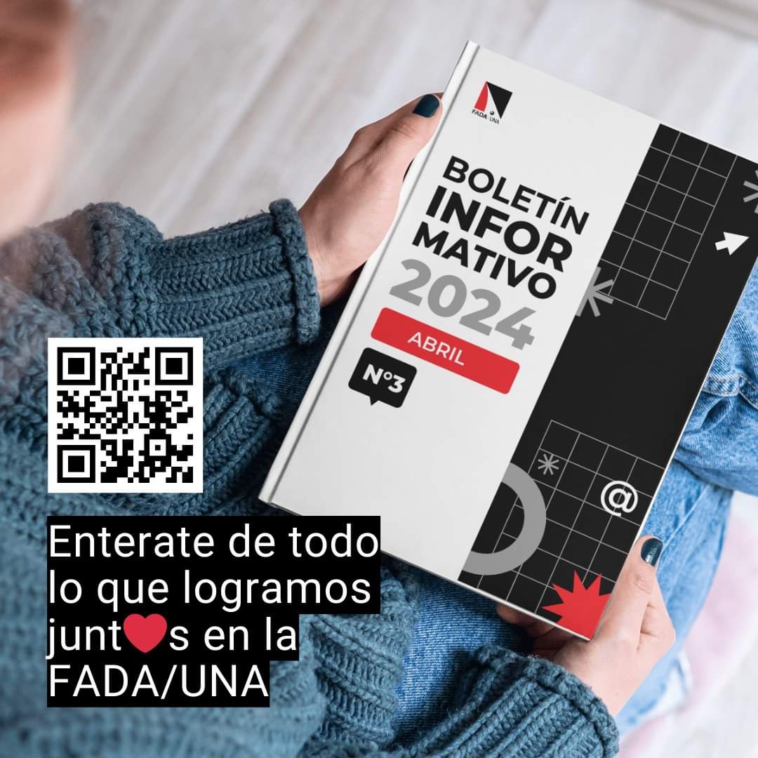 dingrafico's tweet photo. Enterate de todo lo que logramos junt❤️s en la FADA/UNA. Eventos relevantes, logros académicos, entrevistas y más... https://t.co/SPurxI7vW2 https://t.co/Xjaux2zA0y