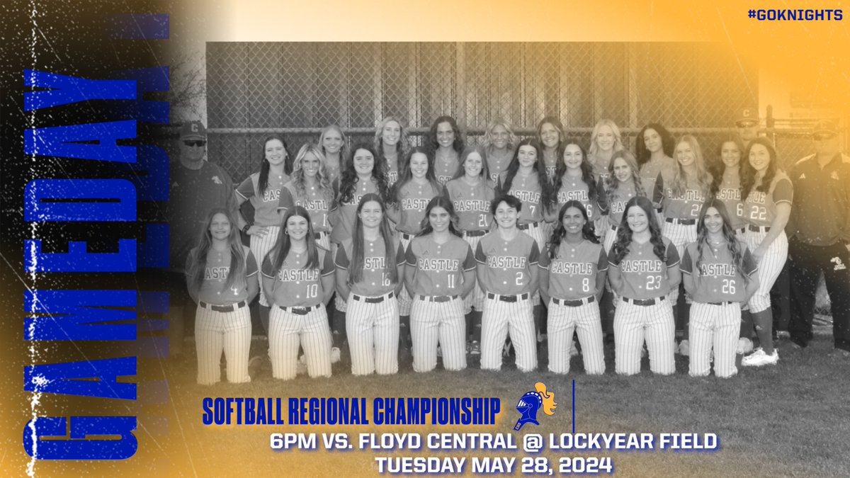 CastleAthletics's tweet photo. Regional Championship TONIGHT at Lockyear Field (Castle HS) at 6pm. 

All tickets are $10.  No passes are valid for IHSAA tournament events. https://t.co/csCqYcJqB5