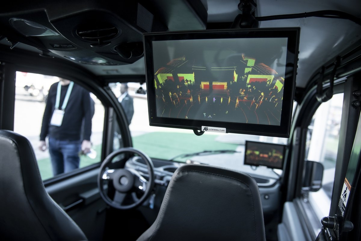 AutonomouStuff's tweet image. While an autonomous vehicle navigates through the world, it's the onboard software that acts as its brain.

Learn how we've developed our robust autonomy software with a focus on safety, customisation &amp;amp; fleet scalability &amp;gt;&amp;gt; hxgn.biz/4aLX55S

#SensorFusion #DriveByWire