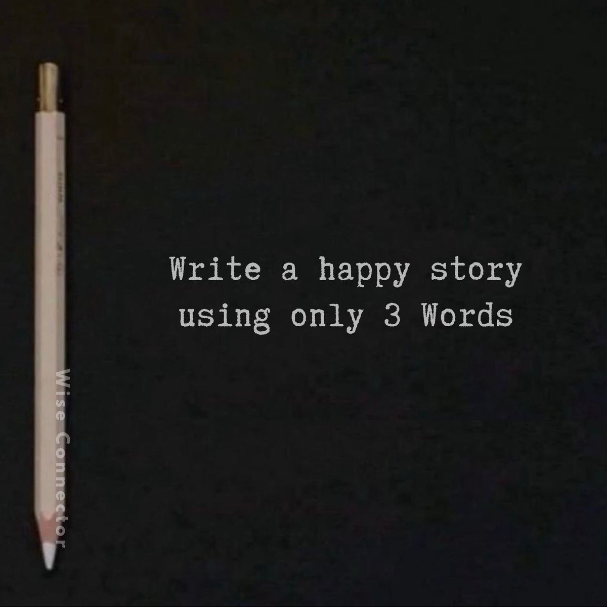 wiseconnector's tweet photo. THREE words https://t.co/Z5kPl62Vty