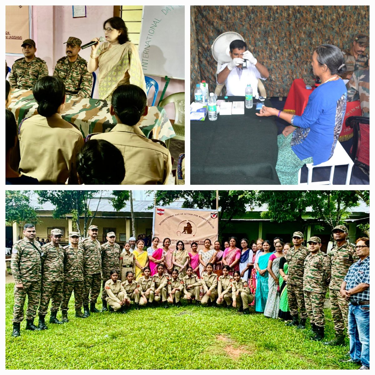 Spearcorps's tweet photo. #SpearCorps, #IndianArmy commemorated #InternationalDayofActionforWomensHealth by organizing a medical camp wherein apart from health checkup, gynecologists educated over 250 women on healthcare issues in the #VibrantVillage #Gelling, #Bona & #Norbuling in #ArunachalPradesh & at Mariani in #Assam.

@adgpi
@easterncomd
@MyGovArunachal
@mygovassam

Facebook - https://t.co/q8iyBuyhVR

Instagram - https://t.co/y3beu2witk
