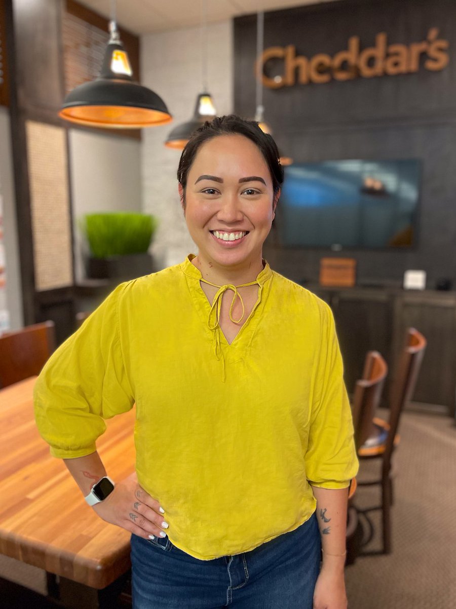 In 2016, Courtney Prosser joined #TeamCheddars as a Server. She worked her way from Certified Trainer to Culinary Manager. Today, she's an Employee Relations Manager at our home office supporting not just one, but 181 locations. Now that's what we call a recipe for success.