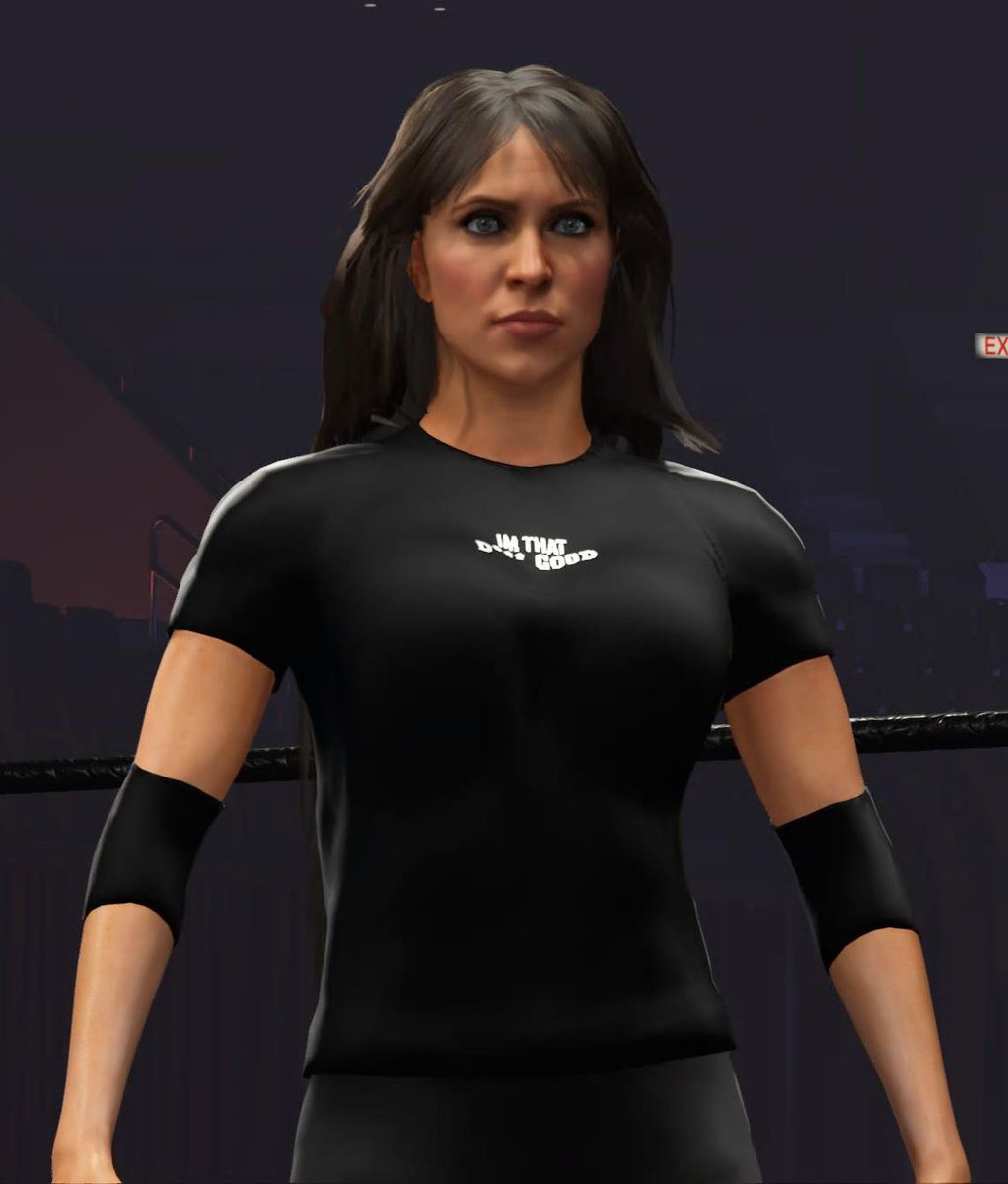 Retro Stephanie McMahon Helmsley uploaded to community creations 🙂....hope you all enjoy #ps5share #wwe2k24 #wwegames #bjohnsonjohnson