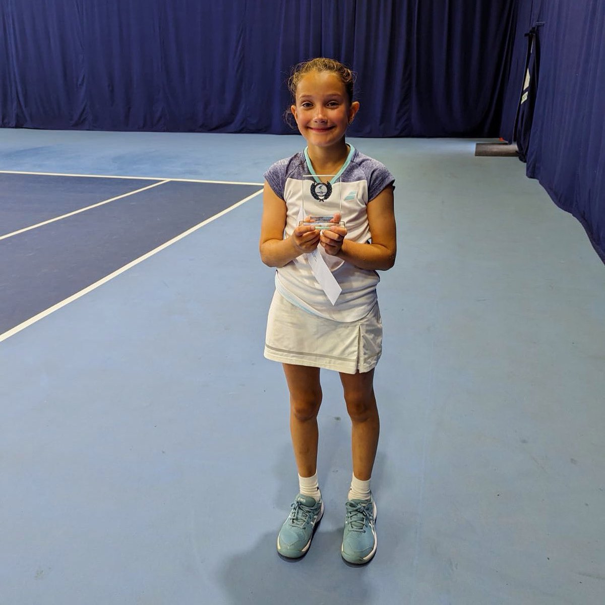 Congrats to Amathea on making the 10U girls singles final at The Parklangley Club Spring Grade 3! Despite not quite finding her best tennis over the past 2 days, Amathea brought her trademark fight to the court & will have lots to build upon for her remaining half-term events 💪