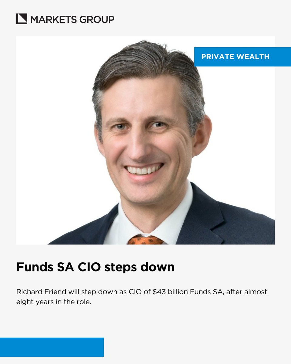 Richard Friend stepped down as CIO of the $43 billion Funds SA after nearly eight years at the helm. @muskana_22 writes: marketsgroup.org/news/Funds-SA%… #marketsgroupnews