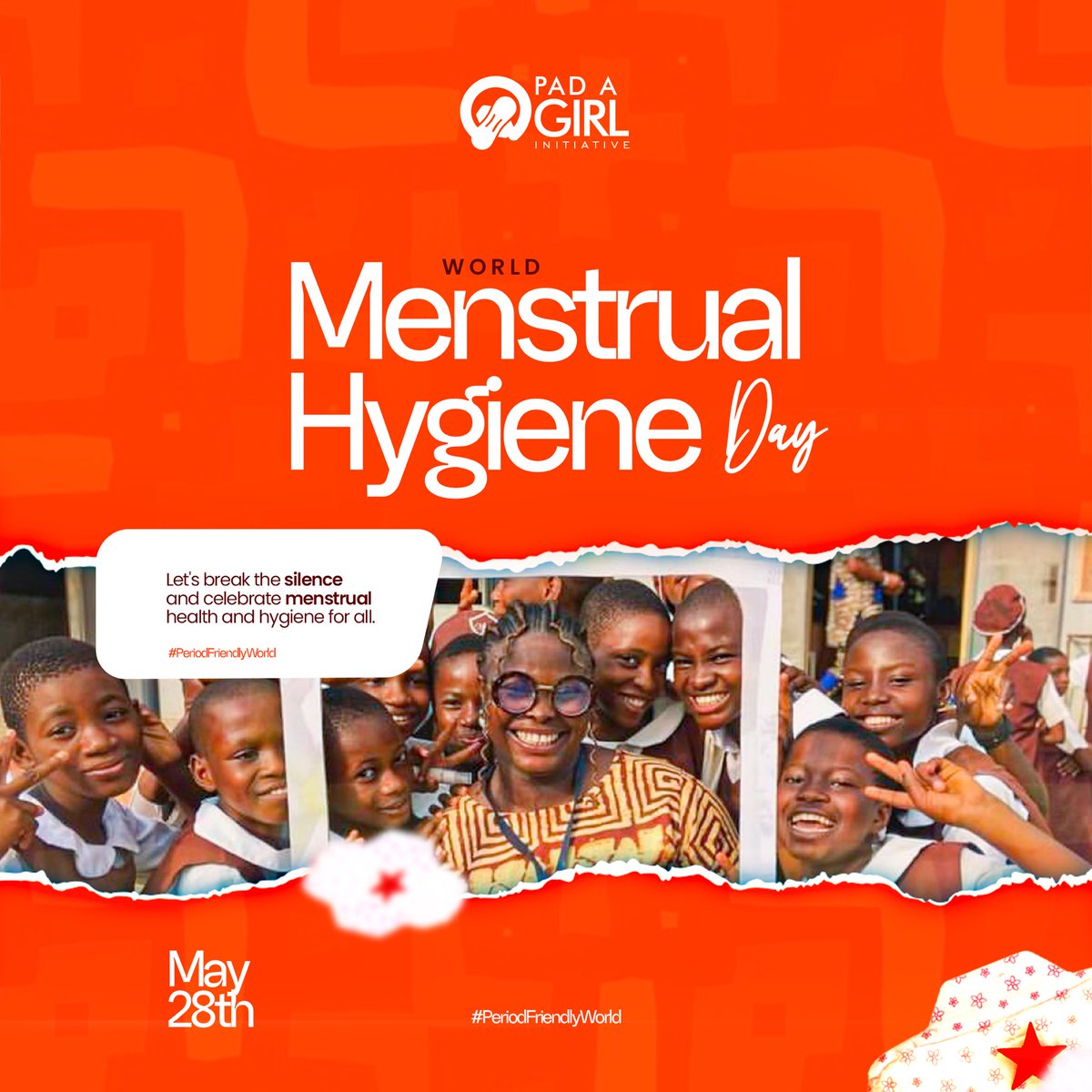 Today we make another notable impact in embracing more advocacy for cleanliness on Menstrual Hygiene Day as this year theme is tag #periodfriendlyworld It is important that we ensure women and girl has the resources and education they need for a healthier and confident future.