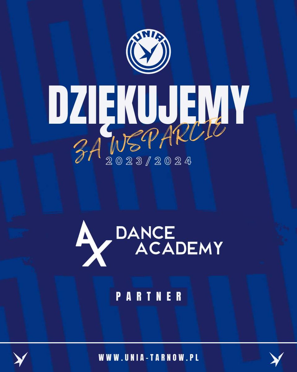 AX Dance Academy dziękujemy za wsparcie w sezonie 2023/2024, a także za wspaniałe występy zdolnych tancerzy, które uświetniały niemal każde spotkanie!🤝