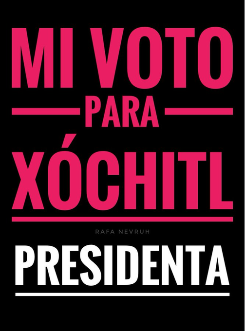 SergerekCardero's tweet photo. Soy Sergio y mi voto va por #XochtilGalvezPresidenta https://t.co/hgnxtDJVQw