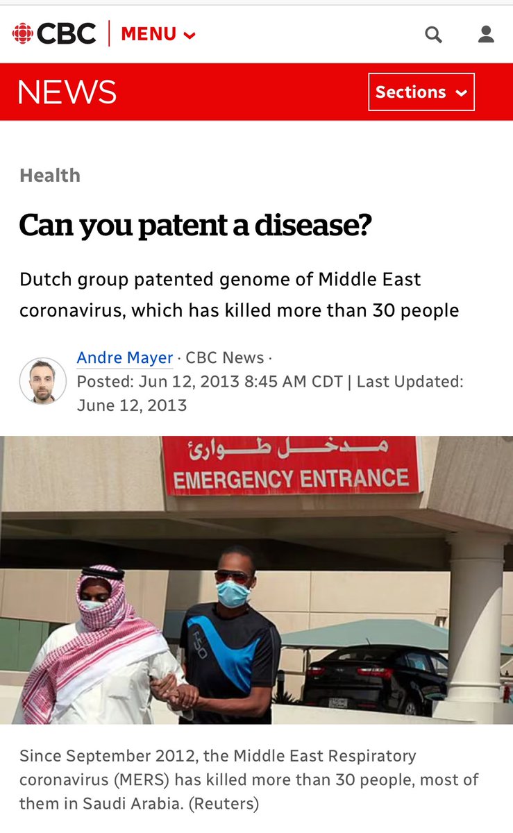 Can you patent a disease? cbc.ca/news/health/ca…