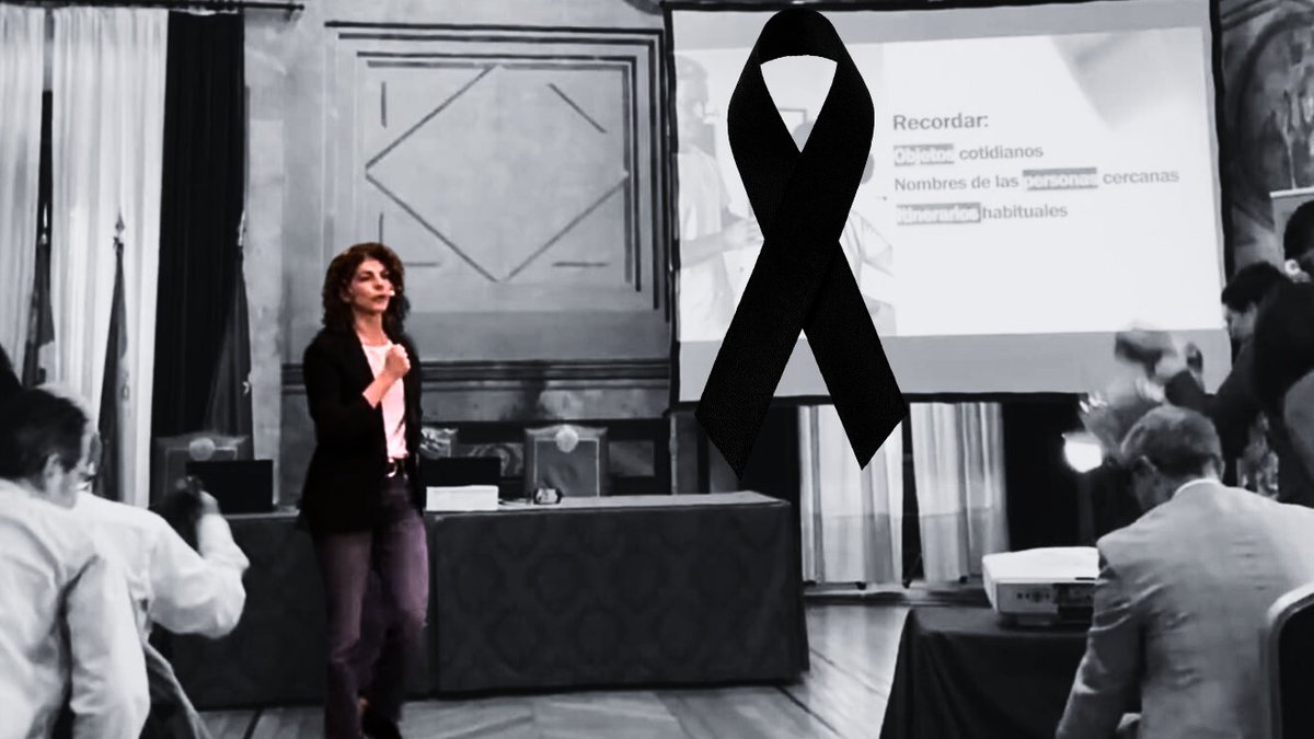 CompDigEdu_SA's tweet photo. Tremenda noticia con la que amanecíamos. 

Hoy nos despedimos de una persona entusiasta, apasionada y dedicada a la labor docente como nadie.

Fuiste clave en nuestra ultima #jornadaCompDigEdu_SA. 

DEP @iElenaR https://t.co/WJZR3TDqVc