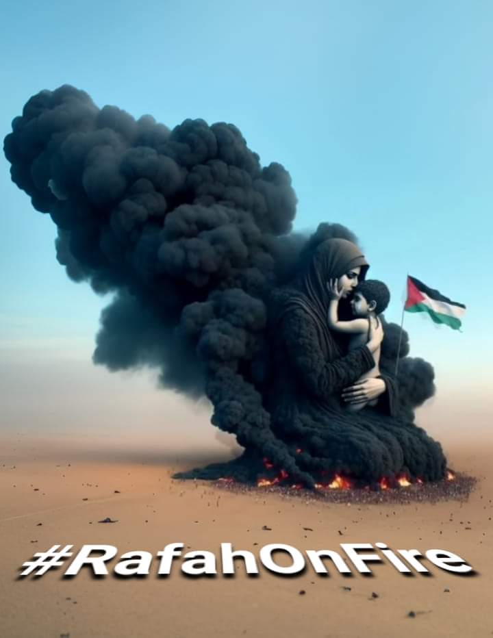 Dünya oturmuş, Canlı yayın SOYKIRIM izliyor.! #RafahOnFire 🔥