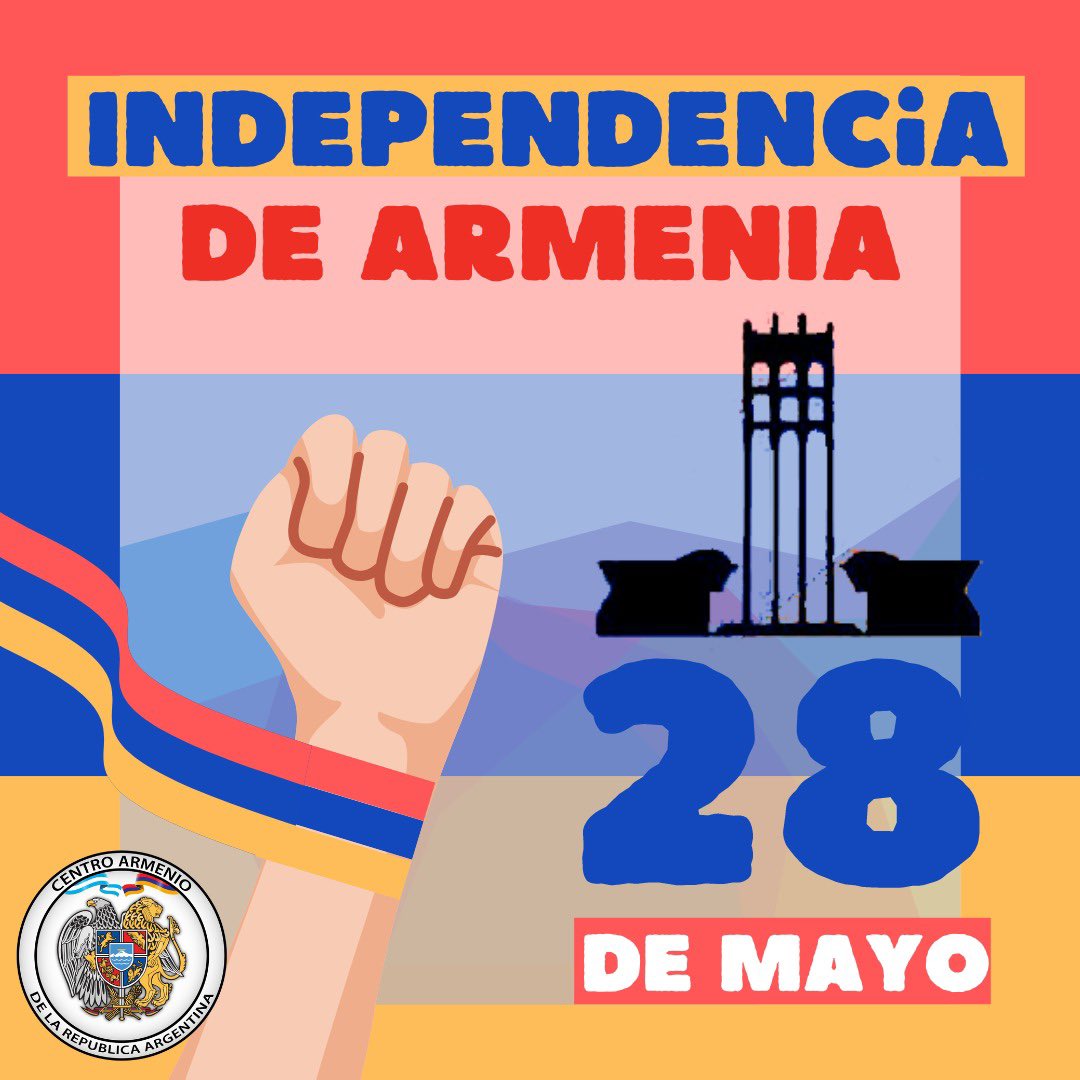 Felicidades a todo el pueblo armenio, en un nuevo aniversario de su independencia 🇦🇲🇦🇲🇦🇲