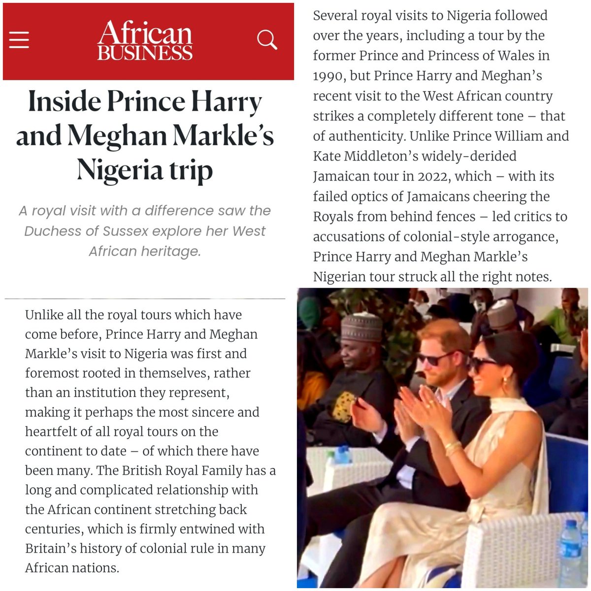 African Business: H&M Royal visit is the most authentic of all Royal visits!🤷🏽‍♀️