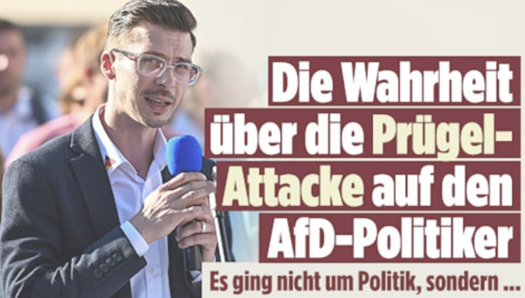 WAS??? Die #AfD lügt? 😱 Obwohl Polizei und Staatsschutz noch am Anfang ihrer Ermittlungen standen, war die AfD Sachsen am selben Abend sicher: Der Täter habe aus einem „politischen Motiv“ gehandelt. Jetzt kommt heraus: Es war ganz anders! (Finde das Braun übrigens passend.)