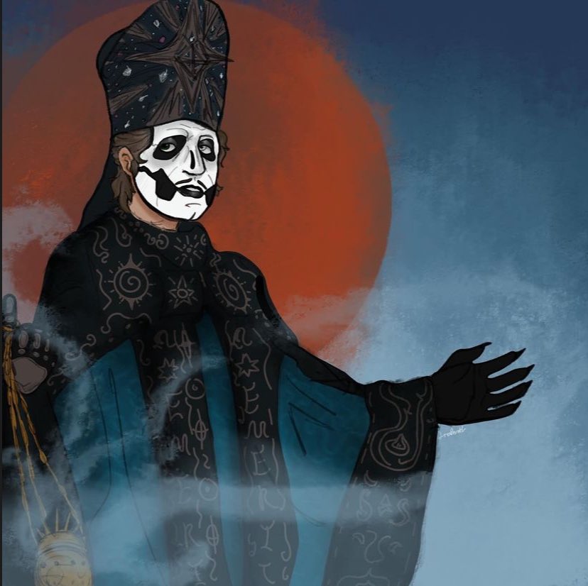 Guess i’m posting on Twitter now, or x?? Anyways.. Papa art from April.

|
#thebandghost #ghostbc #ghostbandfanart #ghostbandcopia #ghostbandpapa #papaemeritusiv #papaemeritusivart #copiaemeritus #copiaemeritusiv #papaemeritus #cardinalcopia