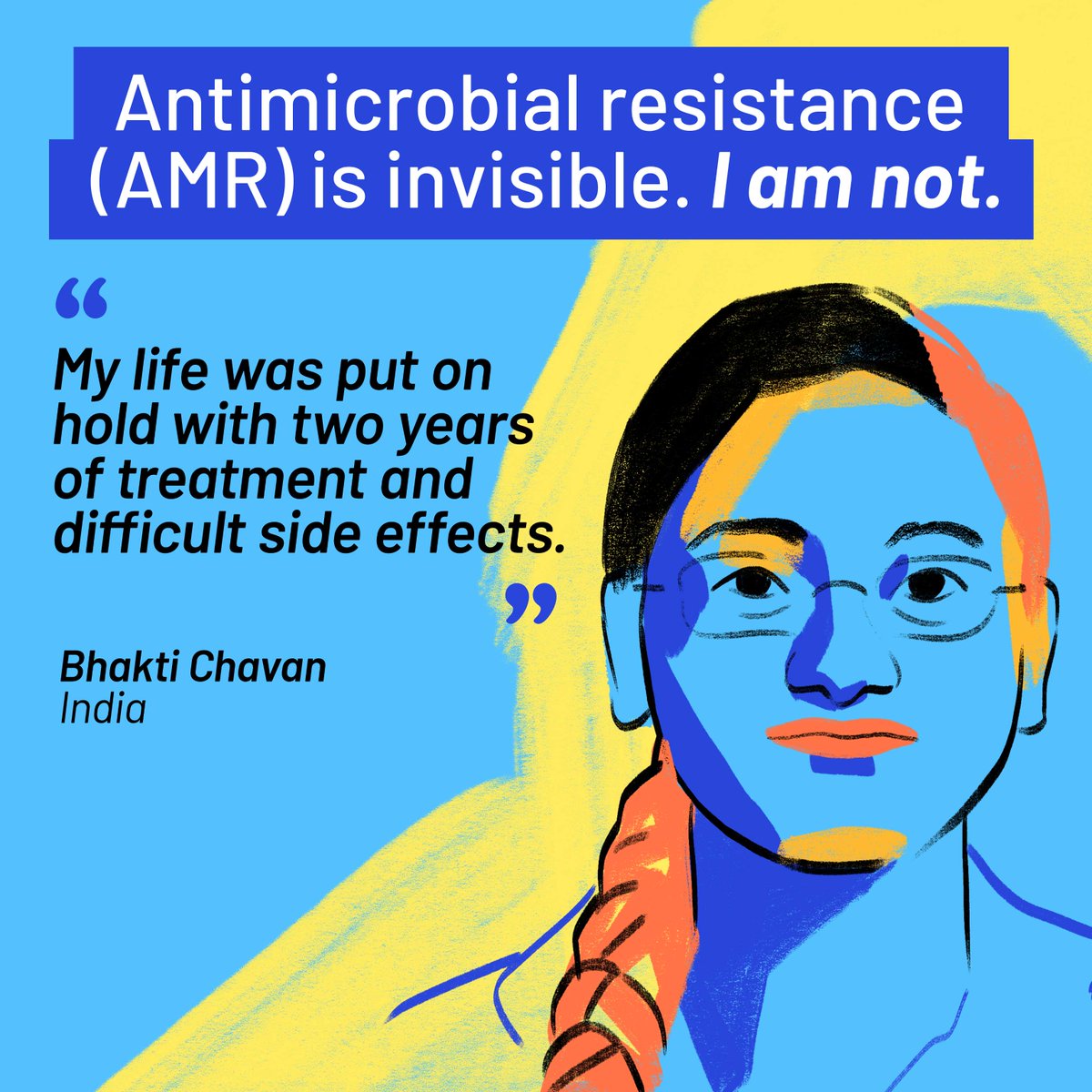 Save Antibiotics (@saveantibiotics) on Twitter photo #Antimicrobial resistance is invisible, but its victims are not. In this new <a href="/WHO/">World Health Organization (WHO)</a> campaign, 12 survivors and advocates share their stories, urging awareness and action to stop #AMR in its tracks. who.int/campaigns/worl… #Antimicrobial resistance is invisible, but its victims are not. In this new <a href="/WHO/">World Health Organization (WHO)</a> campaign, 12 survivors and advocates share their stories, urging awareness and action to stop #AMR in its tracks. who.int/campaigns/worl…