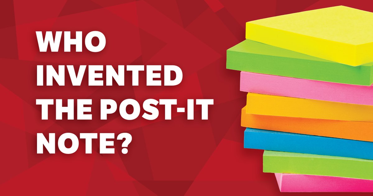 For every list, reminder or creative idea you’ve written on a @PostIt Note, you can thank Inductee Arthur Fry! While working at @3M, Fry made many technical contributions to products including art materials, tapes, decorative ribbon, gift wrap and more. #StickyNotes #PostIt