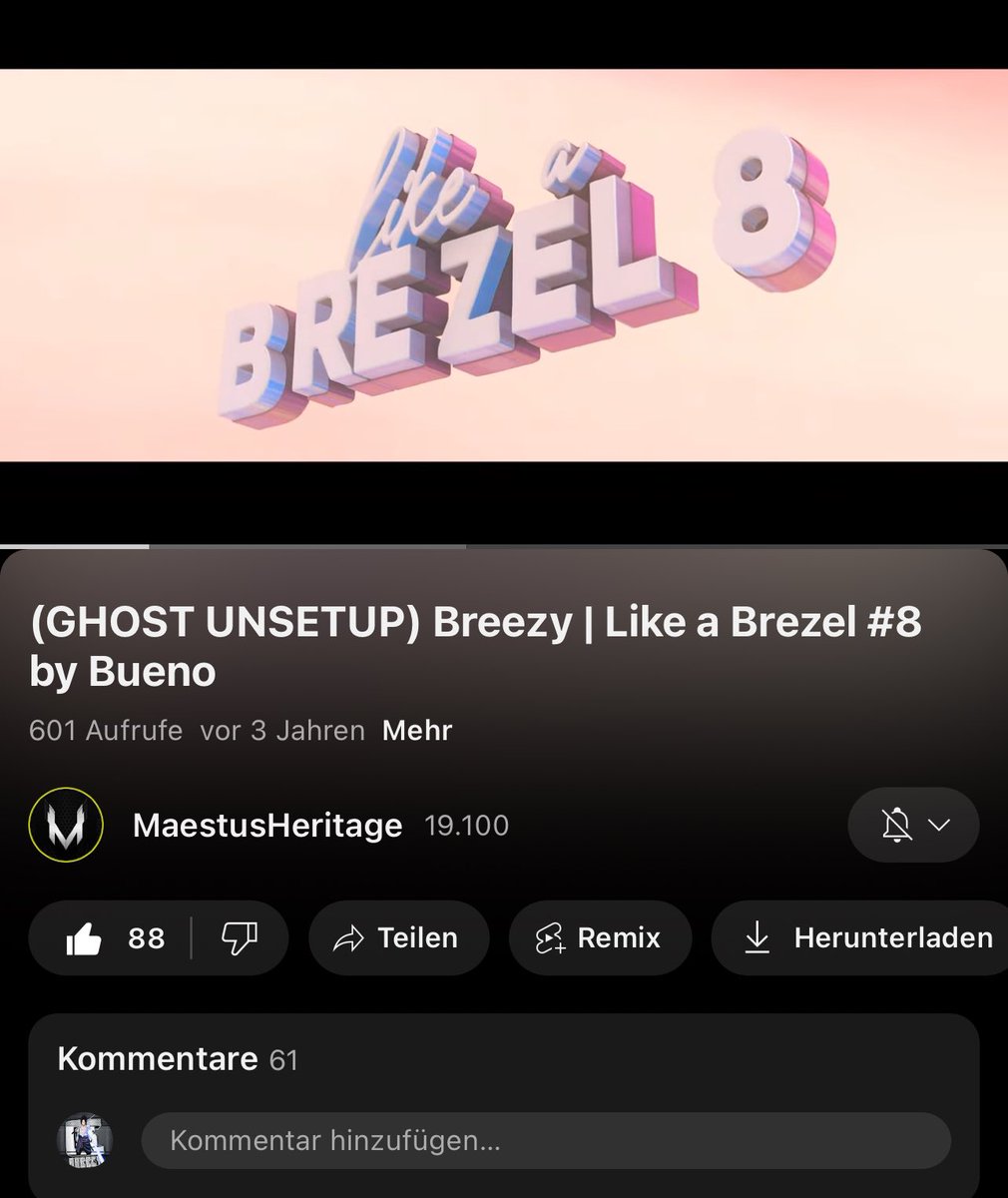it‘s been a long time or what do you think <a href="/MaestusOrg/">Maestus</a> ? #LikeAbrezel9 

If you missed it! youtu.be/GV4M7MaOf_U?si…

Maestus Breezy „Like a Brezel 9“ soon ⏳