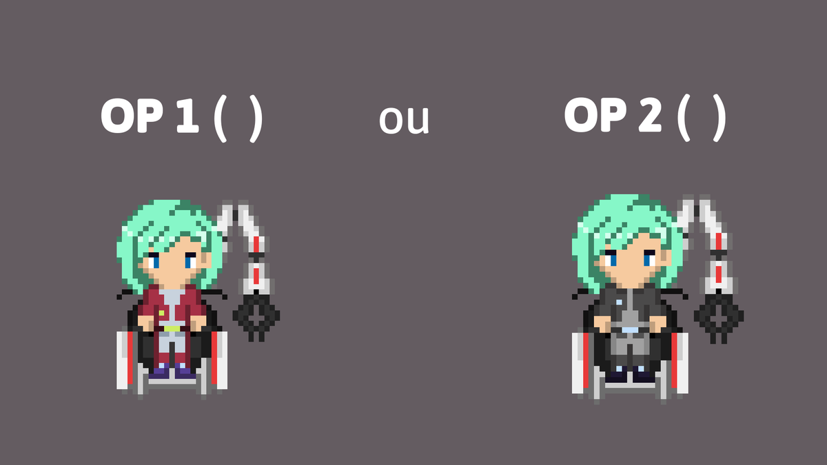PiuSouo's tweet photo. Ajude-nos a decidir! 🎨🤔 Estamos trabalhando no design dos personagens de Cyber Escape e queremos saber a sua opinião. Qual arte você prefere? Vote na sua favorita! #CyberEscape #GameDev #CharacterDesign #IndieGame" https://t.co/aC6Ic32Nk9
