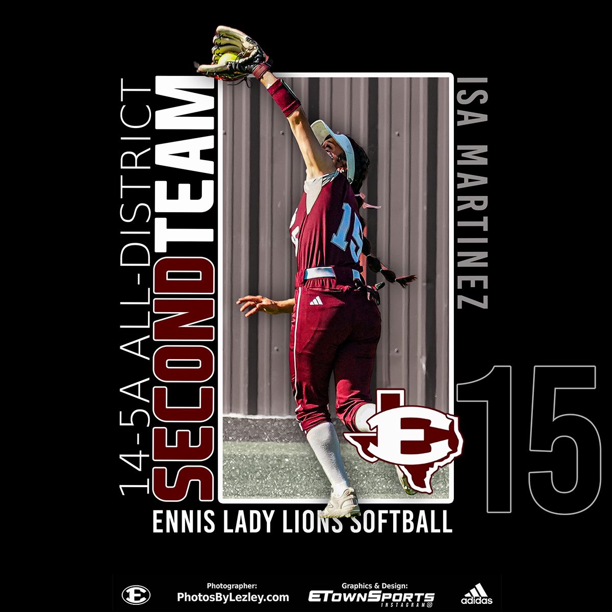 🔥 Isa Martinez District 14-5A 2nd Team All District 2024 🔥