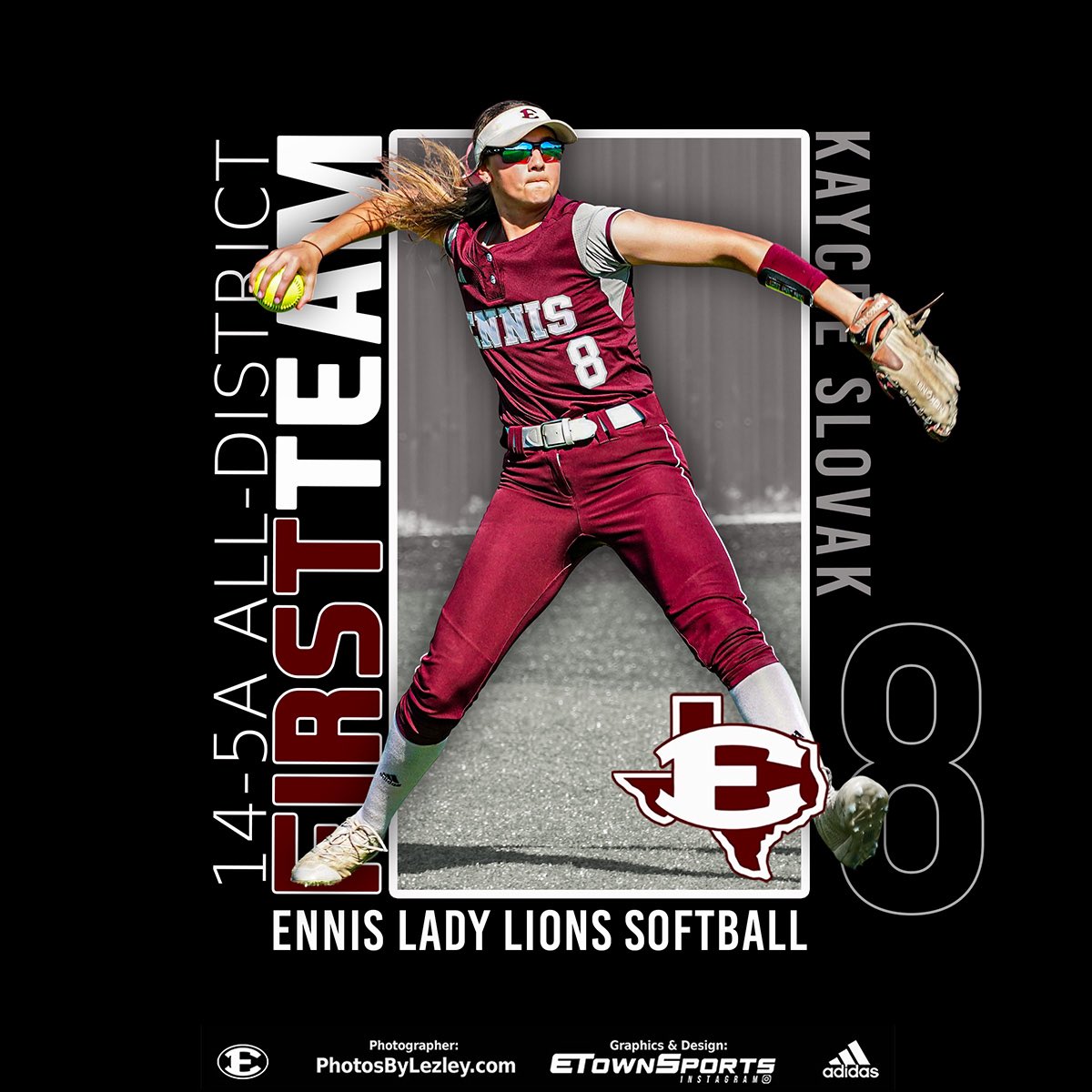 🔥 Kaycee Slovak District 14-5A 1st Team All District 2024 🔥