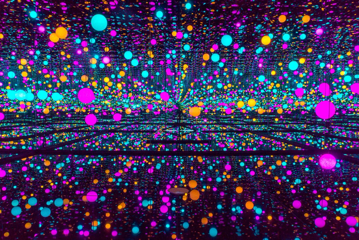 'Brilliance of the souls', 2014, from Yayoi Kusama's Infinity Mirror Rooms series #WomensArt