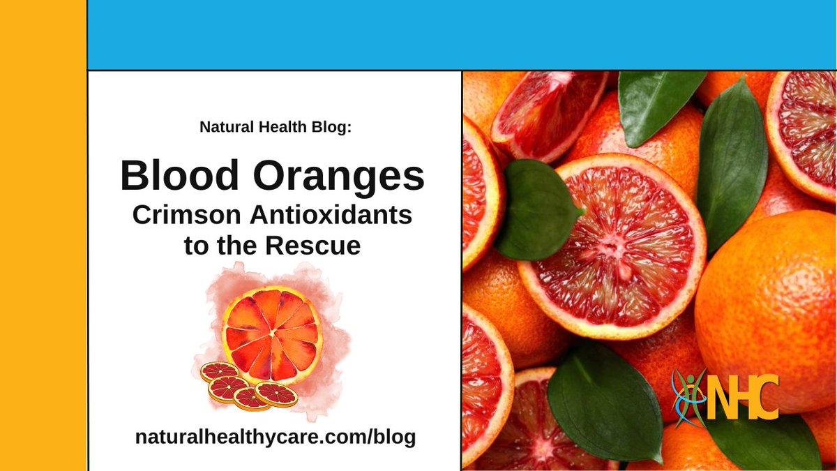 Shown to support the #cardiovascular #system, blood oranges support healthy vascular function by improving #bloodflow and #reducing #inflammation.
naturalhealthycare.com/blog/blood-ora…
#bloodorange #antioxidants #vitaminc #health #wellness #nutrition #drdebbiekaras #naturalhealthycare