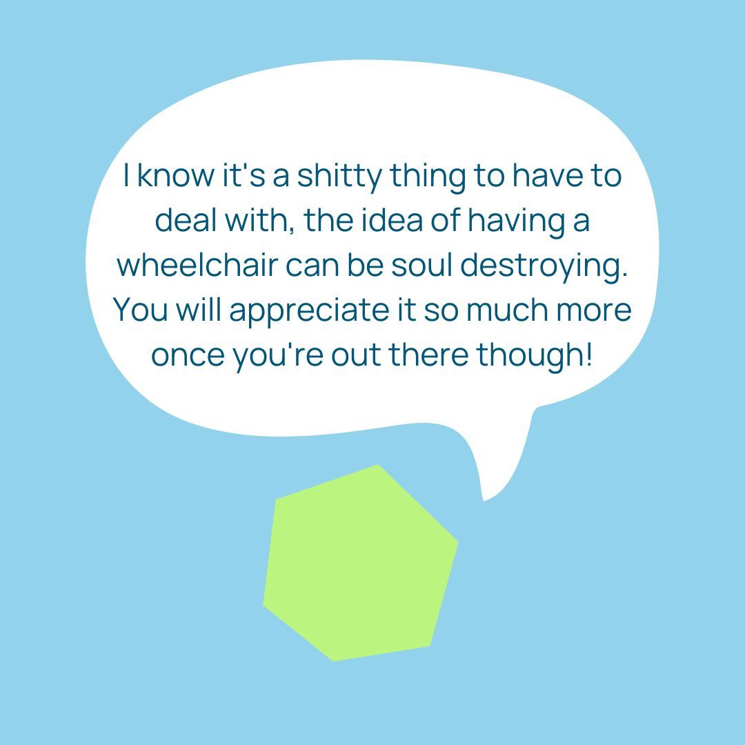 Thinking about getting a set of wheels but feeling worried? 👨‍🦽  Swipe to read MSers advice.

👉 shift.ms #MSWarrior #InvisibleIllness #ShiftMS