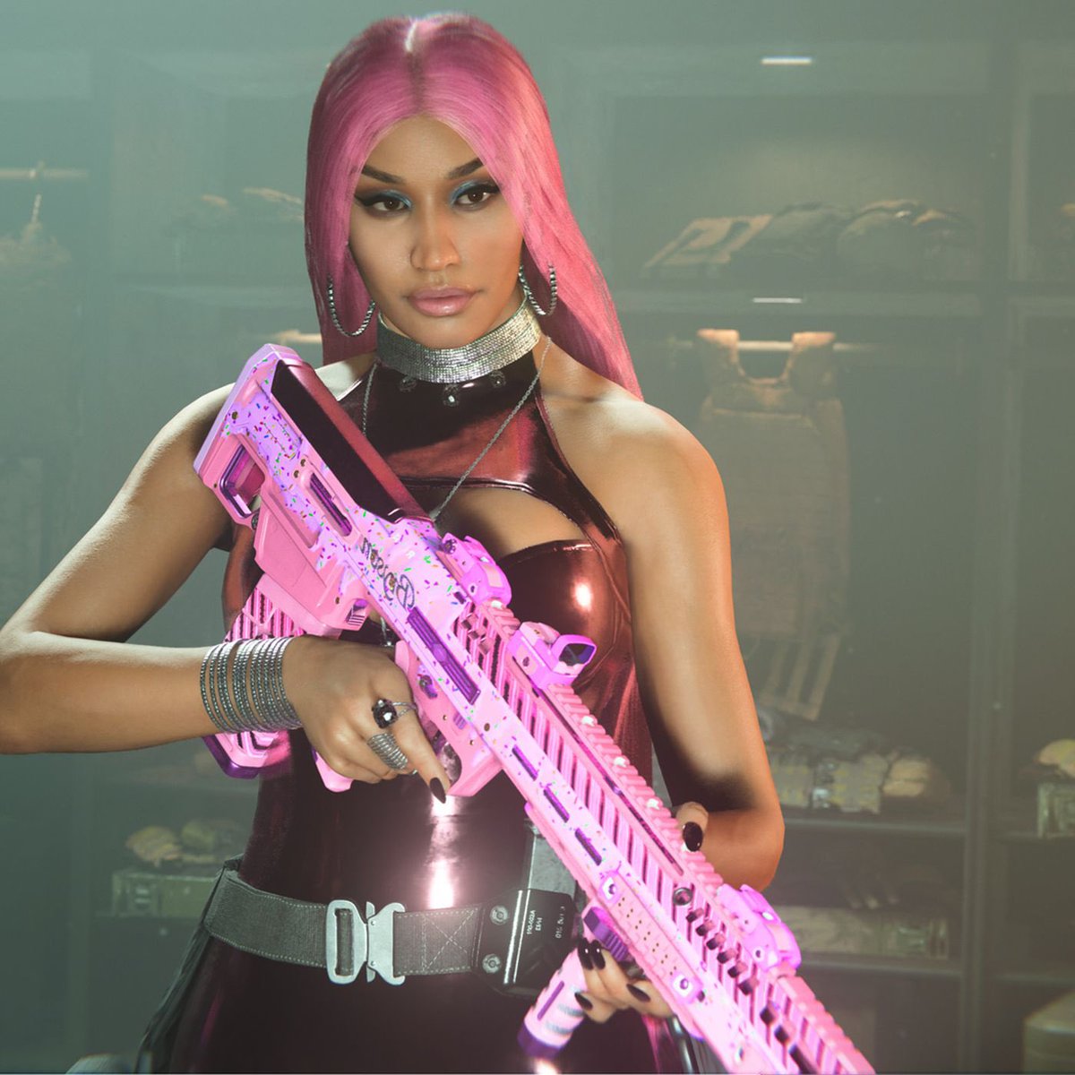 nickiminajtoken's tweet photo. Let me know another Queen on Call of Duty? 🌸💖 $NAJ https://t.co/Km8SDwyNH3