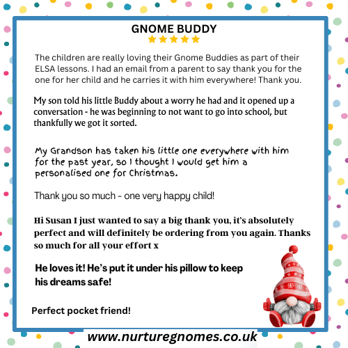 As May is mental health awareness month, I have a range of children's resources that are currently on special offer. These worry stones are £2.99 (plus p&p) 😍 Happy to create designs 💝

nurturegnomes.co.uk/product/gnome-…

#wellbeing #PositiveMindset #pocketpal #backtoschool #thinkingofyou