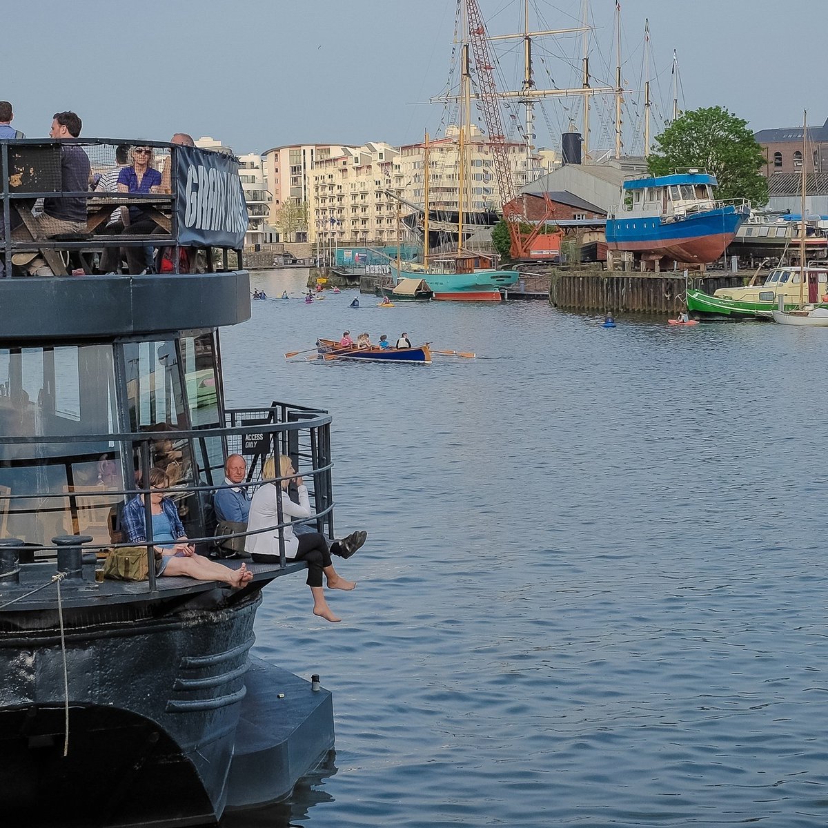 It's almost 'dangle your feet over the harbour' season on board ⛴️