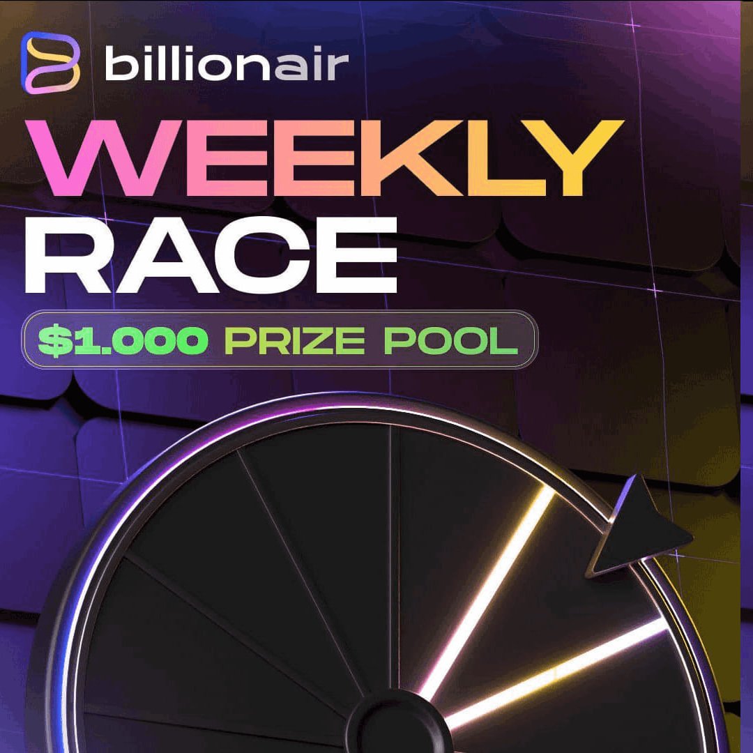 ⚡️Weekly Race ⚡️ 🚀 Our weekly race is starting. Get a chance to win $1,000 USDT! 🎰 Spend at least 50$ in our games this week (slots/roulette etc.) and you're qualified until Sunday!