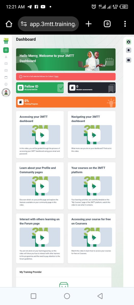 MercyOgunmolu's tweet photo. It is a rare privilege to be part of this Cohort. Thanks to @bosuntijani @3MTTNigeria @seunfakze @favour_adeshina @3mttNews 
#3mttfellow
#Ekitistate https://t.co/oqupdv79CO
