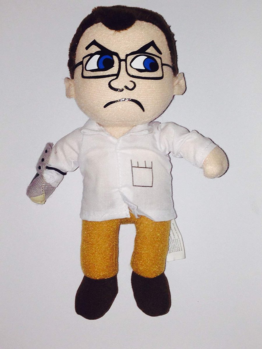 i wish i had enough followers to be able to tweet “AVGN Plushie' and have 20 people reply with “fuckballs”