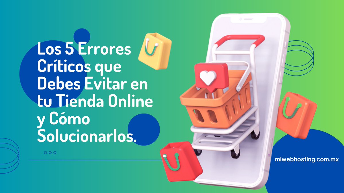 MiWebHosting's tweet image. ¿Tu tienda online no está generando los resultados esperados? Podrías estar cometiendo alguno de estos errores. ¡Descúbrelos y soluciónalos en nuestro nuevo blog!
miwebhosting.com.mx/los-5-errores-…