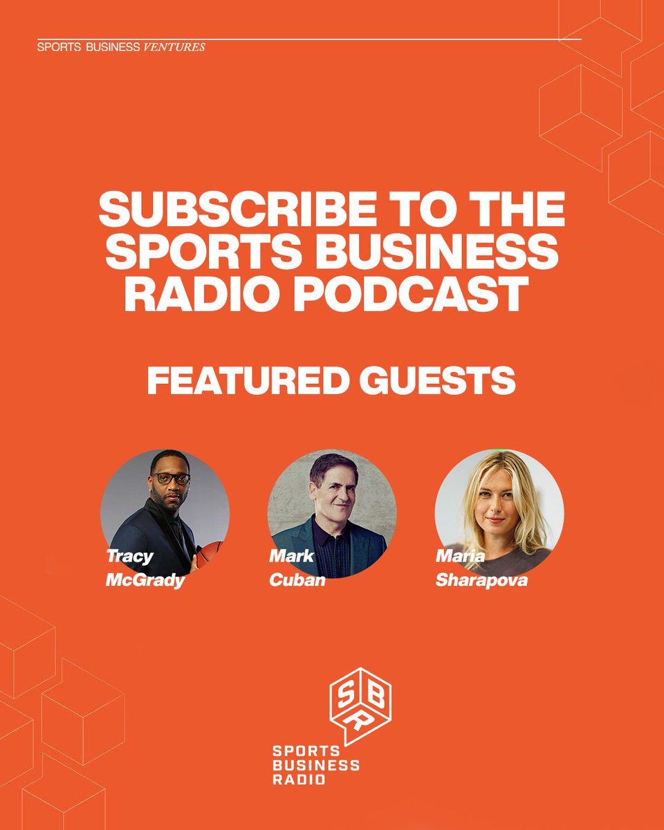 🎙️@SportsBizV is excited to share our partnership with the award-winning @SBRadio podcast! As we continue to share sports industry career resources, @BrianBergerPR's show dives into the sports business with in-depth conversations with industry leaders like Mark Cuban, Tracy