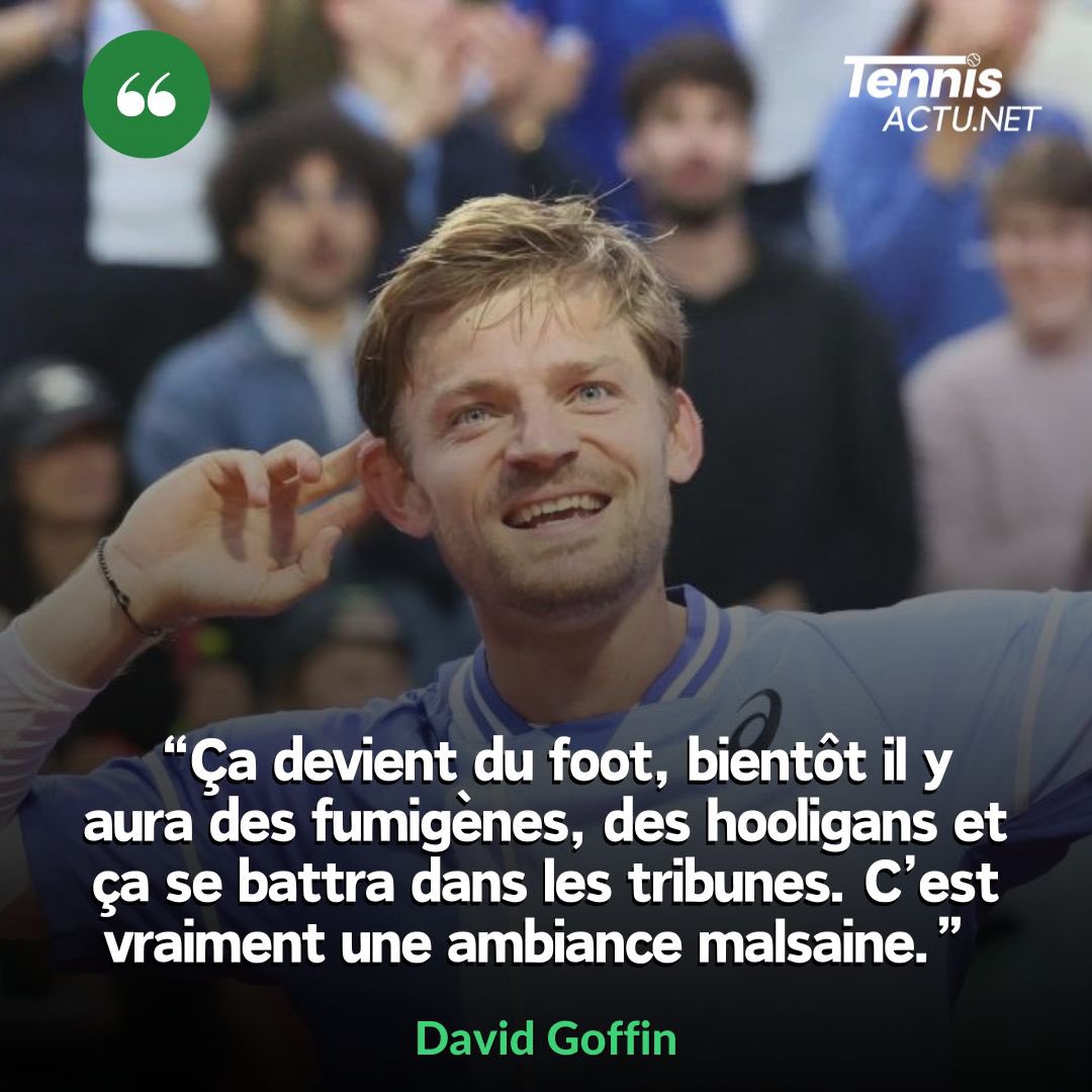 David Goffin a été chahuté par le public français ce mardi à Roland-Garros. Plus d’informations ici: tennisactu.net/info-roland-ga… #Goffin #RolandGarros #RG24 #DavidGoffin #Mpetshi