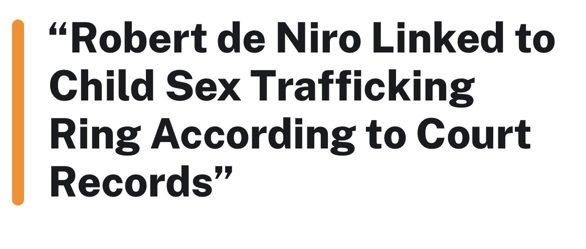 @dom_lucre • The posts imply that actor Robert De Niro was a central player in an international prostitution ring whose operators were prosecuted in 1998. • De Niro was questioned by French authorities after his name was mentioned in the course of the investigation into the ring, but he