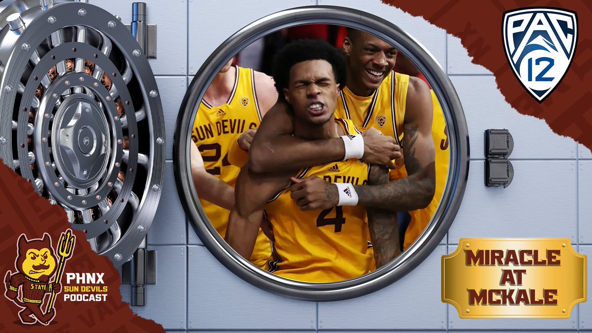 PHNX Sun Devils (@phnx_sundevils) on Twitter photo MIRACLE AT MCKALE 🤯
<a href="/dezcambridgejr/">Desmond Cambridge Jr.</a>'s half-court buzzer beater to upset No. 7 Arizona was unreal. It'll always be remembered as an iconic moment in ASU's Pac-12 history 🔱
🎧: link.chtbl.com/PHNXSunDevils
📺: youtube.com/live/jpauLrxFr… MIRACLE AT MCKALE 🤯
<a href="/dezcambridgejr/">Desmond Cambridge Jr.</a>'s half-court buzzer beater to upset No. 7 Arizona was unreal. It'll always be remembered as an iconic moment in ASU's Pac-12 history 🔱
🎧: link.chtbl.com/PHNXSunDevils
📺: youtube.com/live/jpauLrxFr…