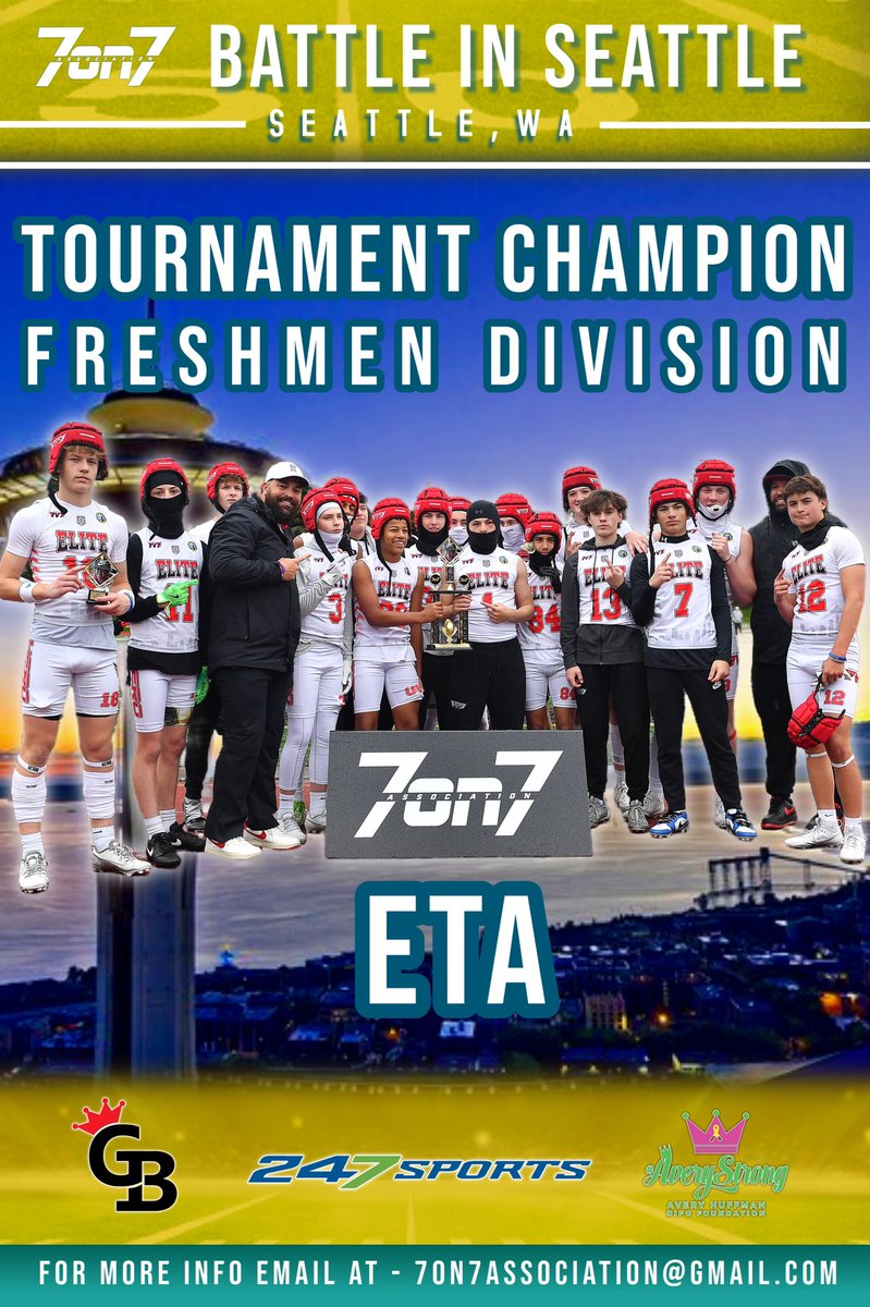 7on7 Association (@the7on7nw) on Twitter photo Congrats To The Freshmen Battle In Seattle Champions <a href="/TrainETA_WA/">Elite Training Acad</a> ππβΌοΈ
Way To Finish Out The <a href="/The7on7NW/">7on7 Association</a> Tournament Tour Strong πͺπΌπ Congrats To The Freshmen Battle In Seattle Champions <a href="/TrainETA_WA/">Elite Training Acad</a> ππβΌοΈ
Way To Finish Out The <a href="/The7on7NW/">7on7 Association</a> Tournament Tour Strong πͺπΌπ