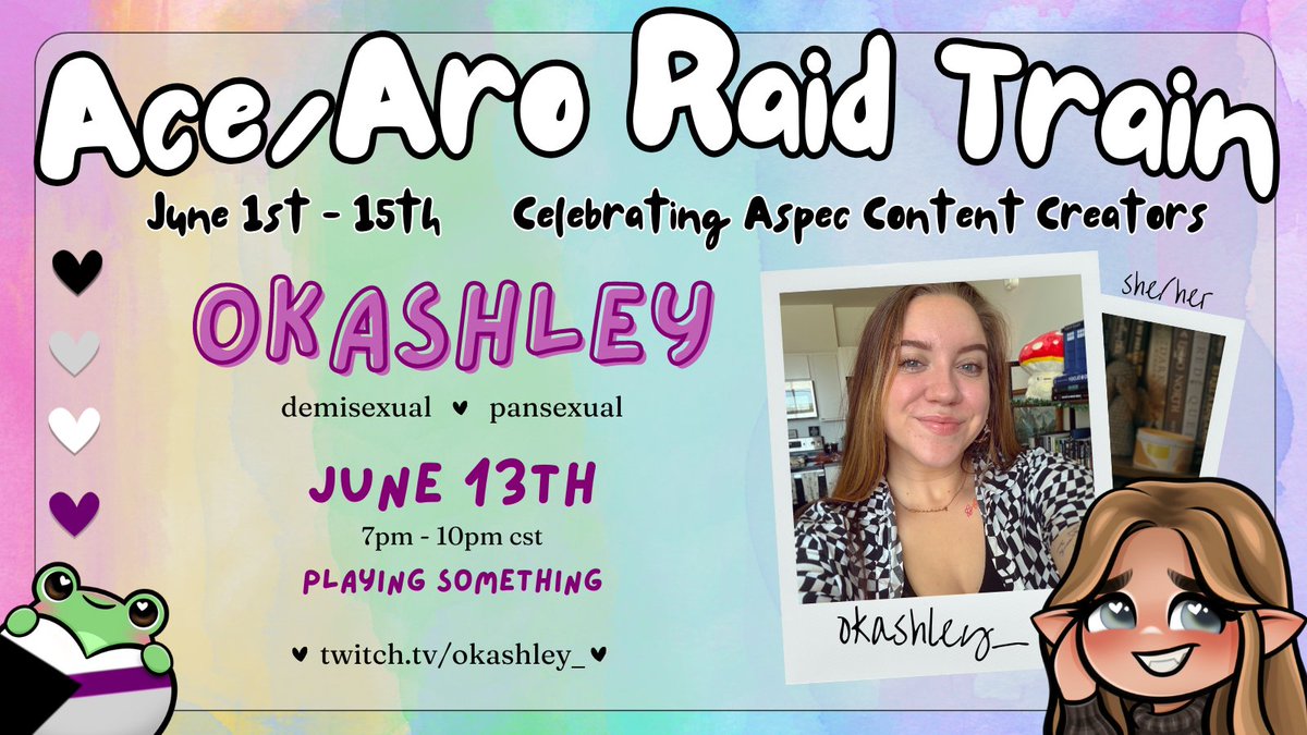 pspsp I will be part of this!! I'll be live on June 13th from 7pm to 10pm CST :) I'd love if yall could join 👉🏻👈🏻🌈