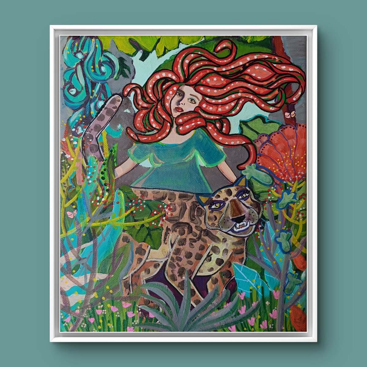 'La Mujer Pulpo y el Jaguar'
Acrílico sobre tela...
#acrilicosobretela #arte #illustration #acrylicpaint