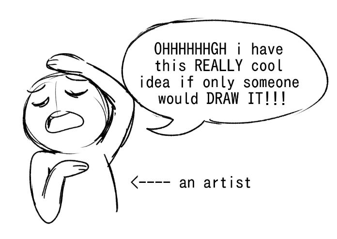 woes of being a lazy artist